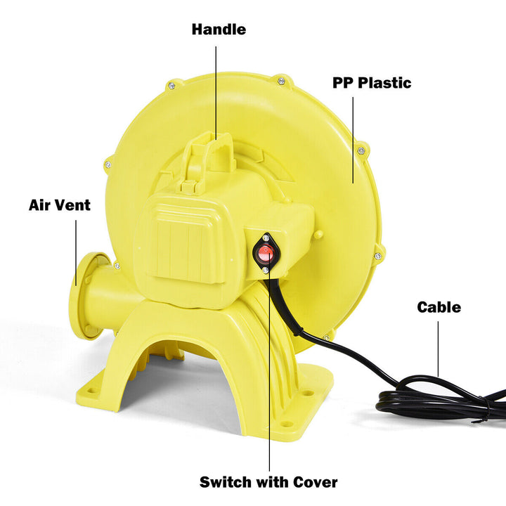 Air Blower Pump Fan 480 Watt 0.6HP For Inflatable Bounce House Bouncy Castle Image 6