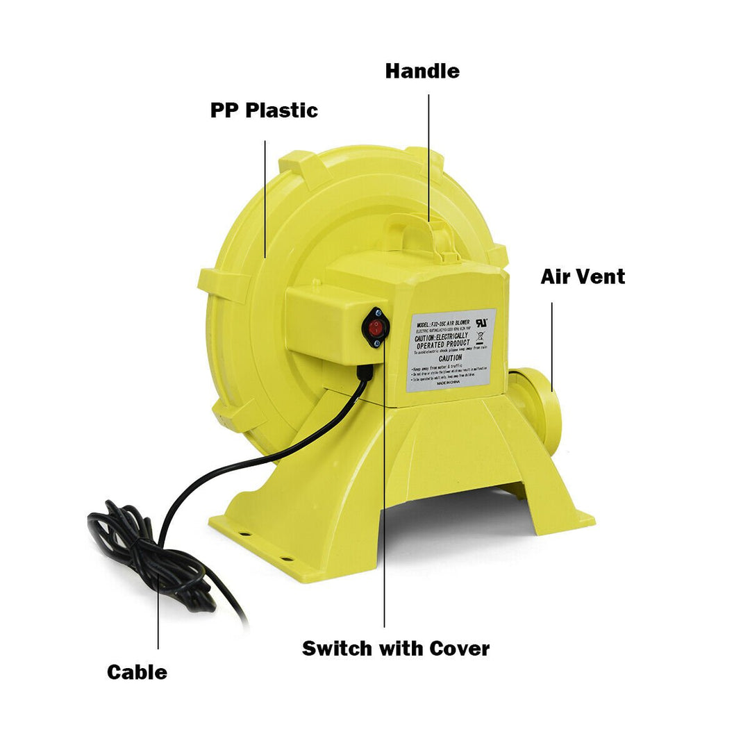 Air Blower Pump Fan 950 Watt 1.25HP For Inflatable Bounce House Bouncy Castle Image 6