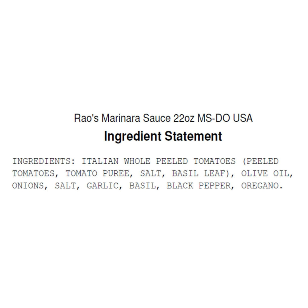 Raos Homemade Marinara Sauce 22 Ounce (2 Pack) Image 3