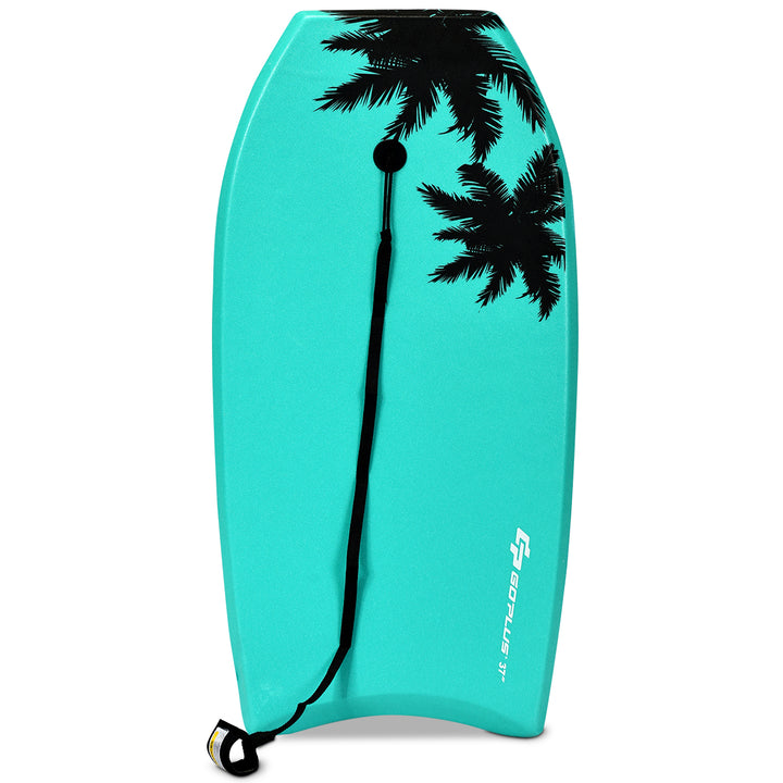 41 Lightweight Super Bodyboard Surfing W/Leash IXPE Deck EPS Core Boarding Green Image 9