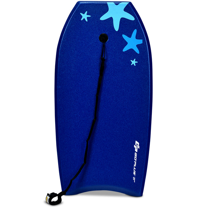 37 Lightweight Super Bodyboard Surfing W/Leash EPS Core Boarding IXPE Starfish Image 9