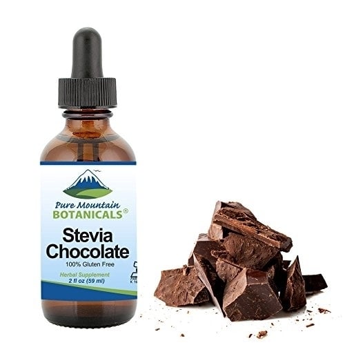 Stevia Drops Chocolate - Alcohol Free and Kosher - Flavored with Natural Dark Chocolate - 2oz Glass Bottle Image 6