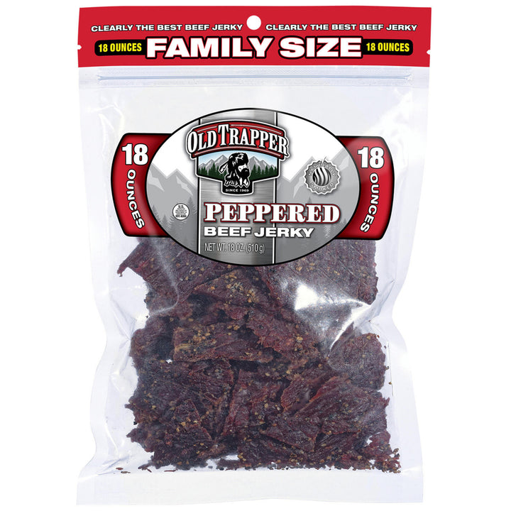 Old Trapper Peppered Beef Jerky (18 Ounce) Image 1