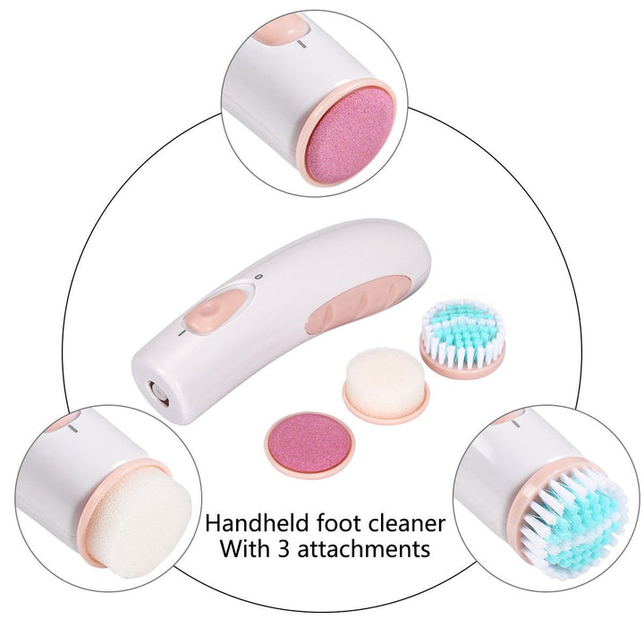 Foot Spa Bath Massager Bubble Vibration Red Light Rollers Handheld Foot Cleaner Image 6