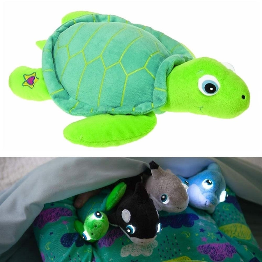 NightBuddies Baby Sea Life Seraphina Baby Turtle Light-Up Plush Animal Toy Cortex Toys Image 1