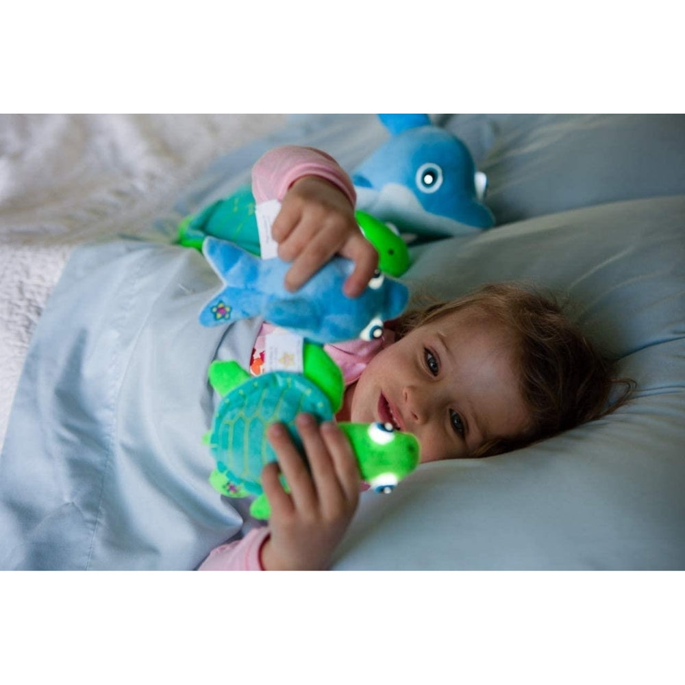 NightBuddies Baby Sea Life Seraphina Baby Turtle Light-Up Plush Animal Toy Cortex Toys Image 2
