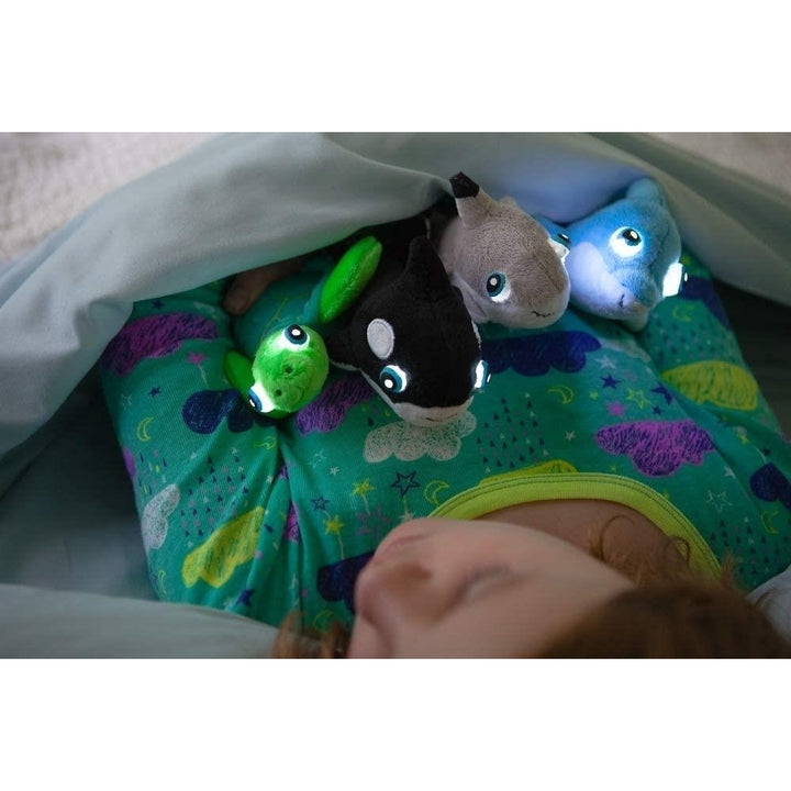 NightBuddies Baby Sea Life Orly Baby Dolphin Light-Up Plush Animal Toy Cortex Toys Image 3