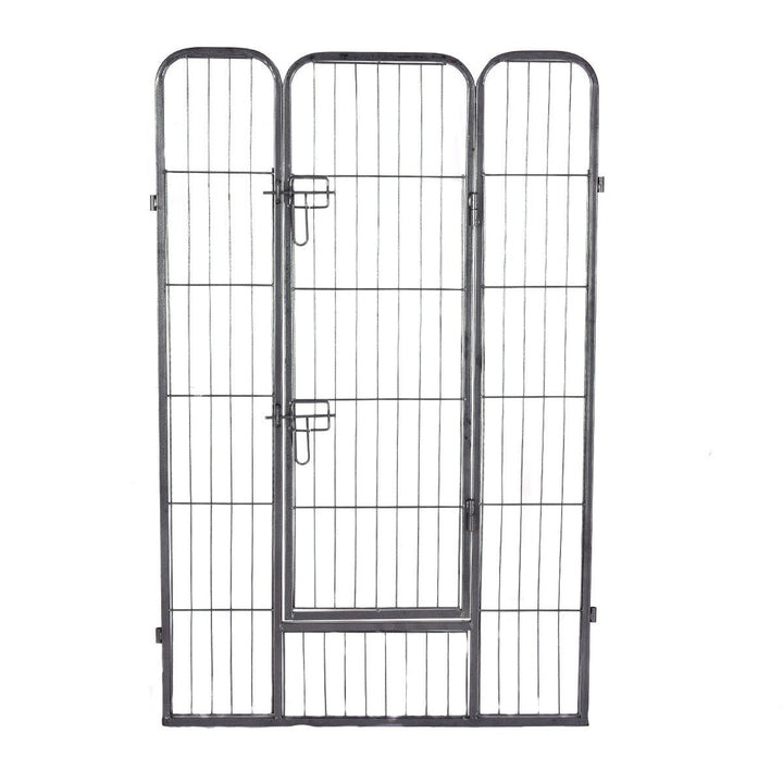 40 8 Panel Pet Puppy Dog Playpen Door Exercise Kennel Fence Metal Image 6