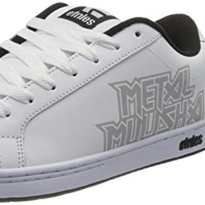 Etnies Mens Metal Mulisha Kingpin 2 Skate Shoe White - 4107000550-100 WHITE Image 2