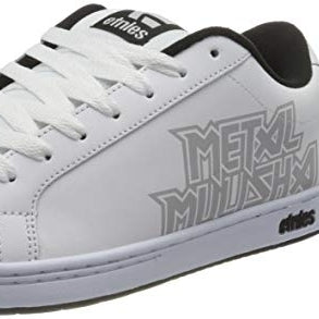 Etnies Mens Metal Mulisha Kingpin 2 Skate Shoe White - 4107000550-100 WHITE Image 2