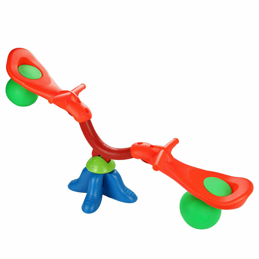 Kids Teeter Totter Seesaw Bouncer Children Toy w/ 360 Degrees Rotation Image 1