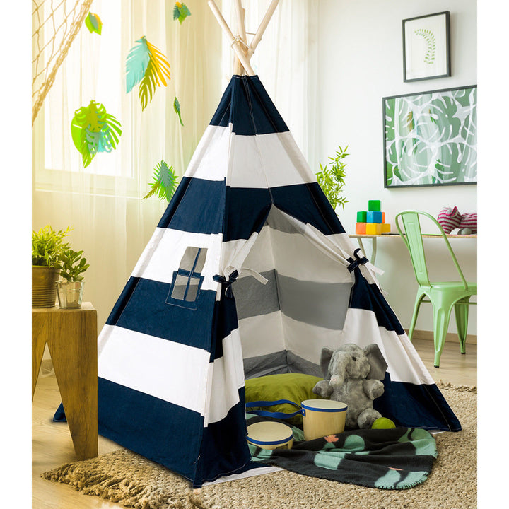 Portable Play Tent Teepee Children Playhouse Sleeping Dome w/Carry Bag Image 4