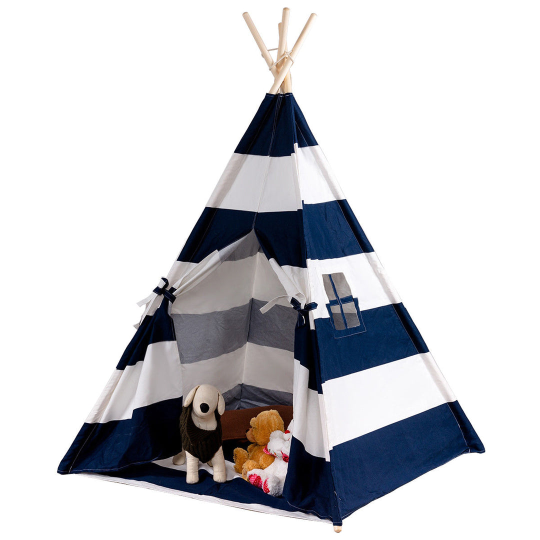 Portable Play Tent Teepee Children Playhouse Sleeping Dome w/Carry Bag Image 4