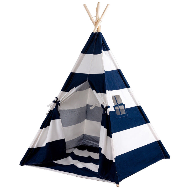 Portable Play Tent Teepee Children Playhouse Sleeping Dome w/Carry Bag Image 6
