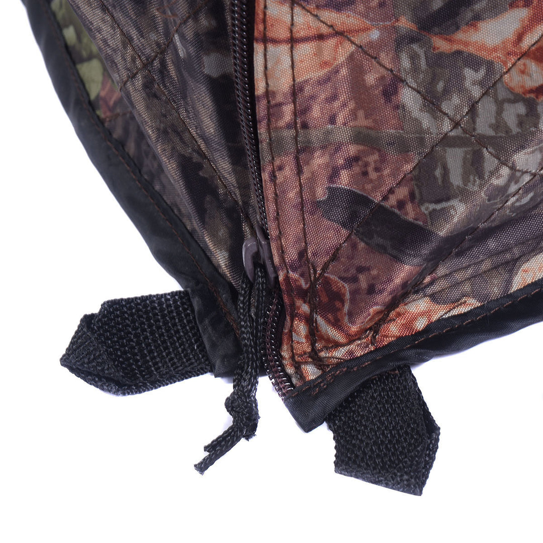 Ground Hunting Blind Portable Deer Pop Up Camo Hunter Weather Proof Mesh Window Image 6