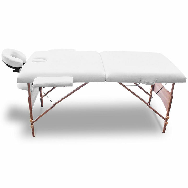 84"l Portable Massage Table Facial SPA Bed Tattoo W/free Carry Case (White) Image 7