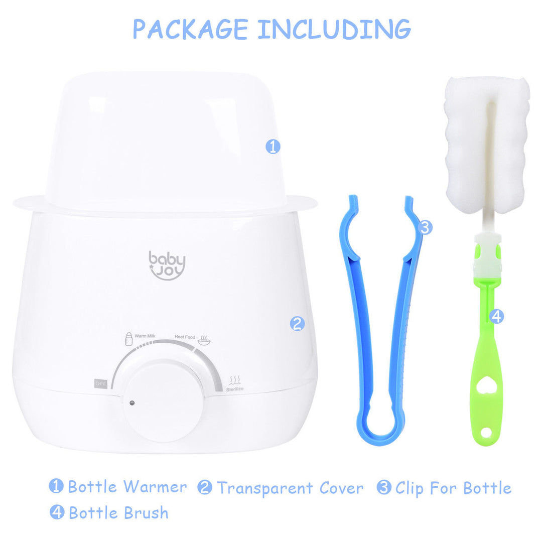 Baby-Joy Portable 3-IN-1 Baby Bottle Warmer Steam Sterilizer Food Breastmilk Heater Image 8
