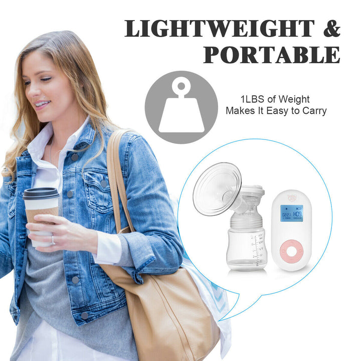 Electric Double Breast Pump Breast Pump Portable Dual Suction Nursing Breastfeeding Pump Image 9