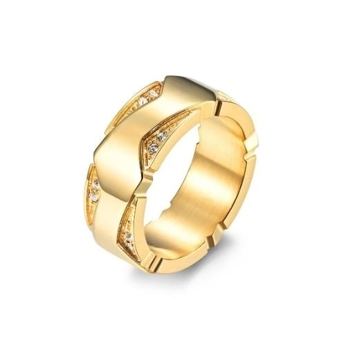 Popular style plated steel Popular style ring Image 1