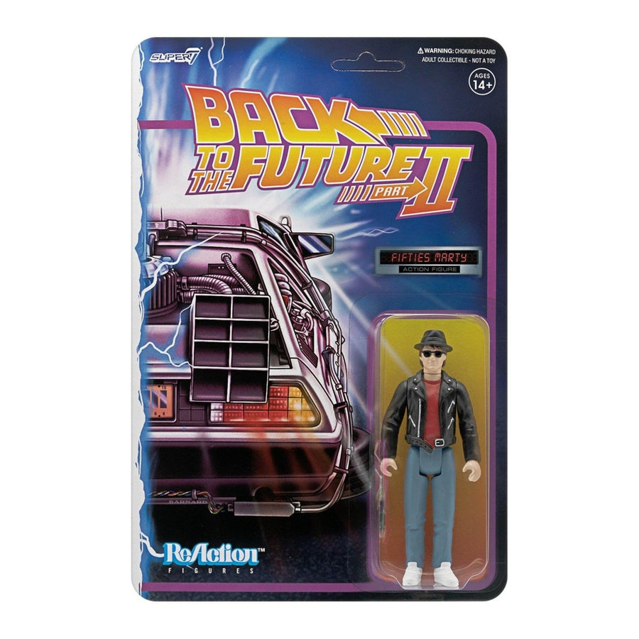 Back to the Future 2 Fifties Marty McFly Figure 1950s Style Part II Retro Super7 Image 1