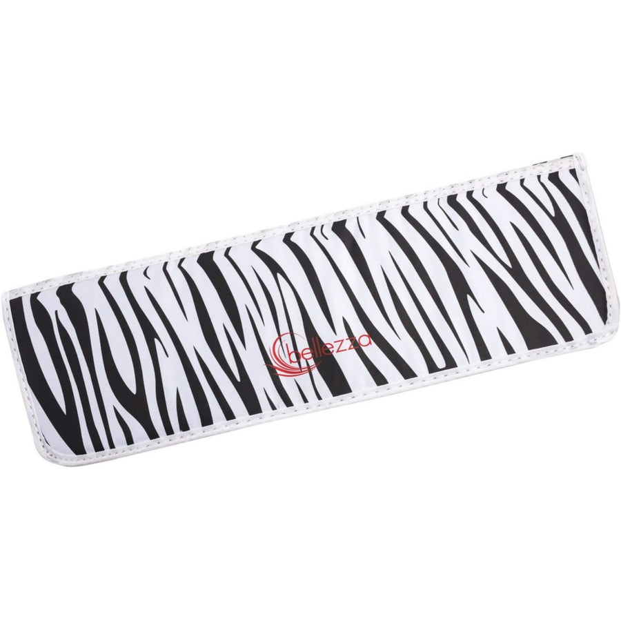 Bellezza Heat Mat - White Zebra Protective Pouch for Hair Straightening Irons and Curling Irons Image 1