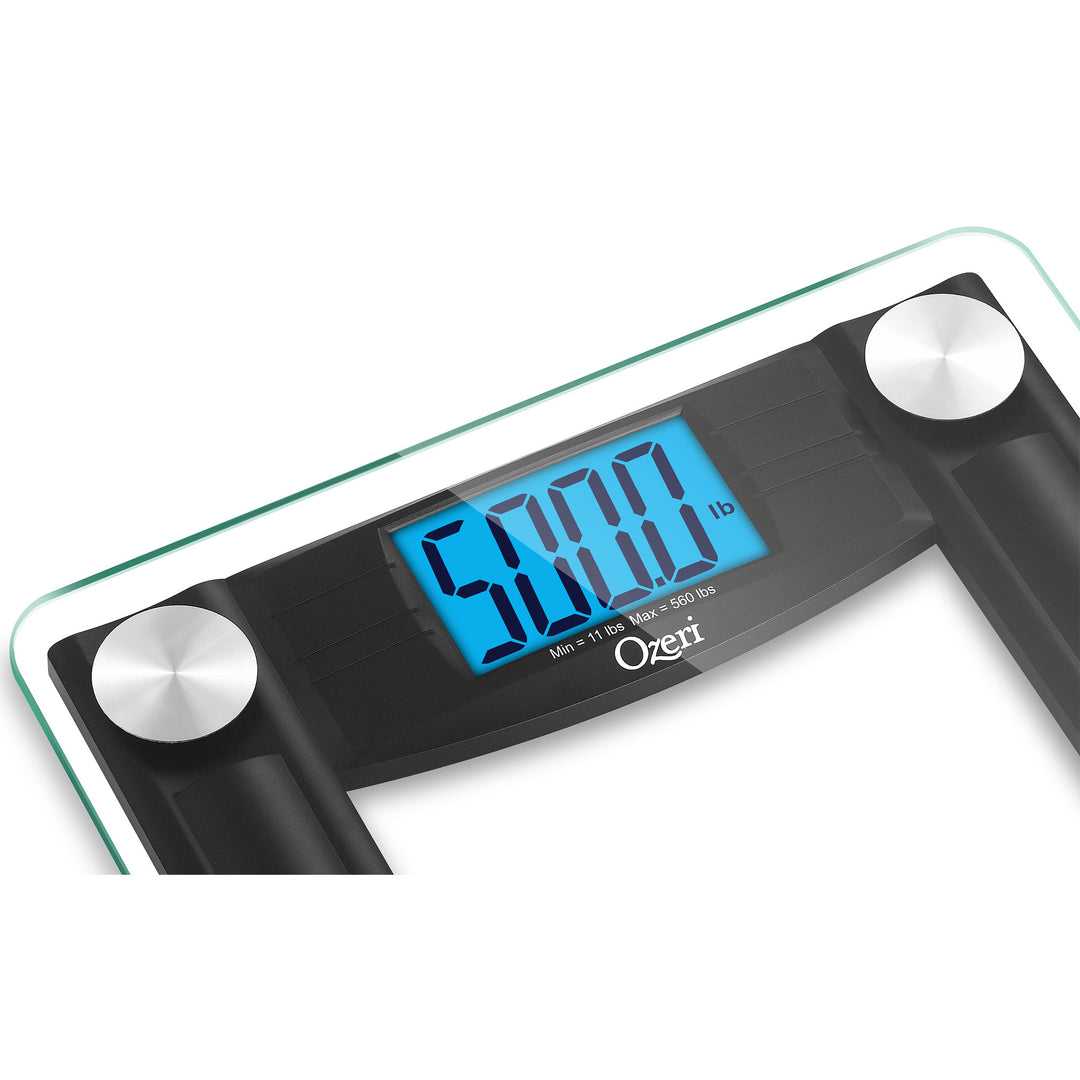 Ozeri ProMax 560 lbs (255 kg) Body Weight Scale (0.1 lbs / 0.05 kg Bath Scale Sensors)with Body Tape and Fat Caliper Image 11
