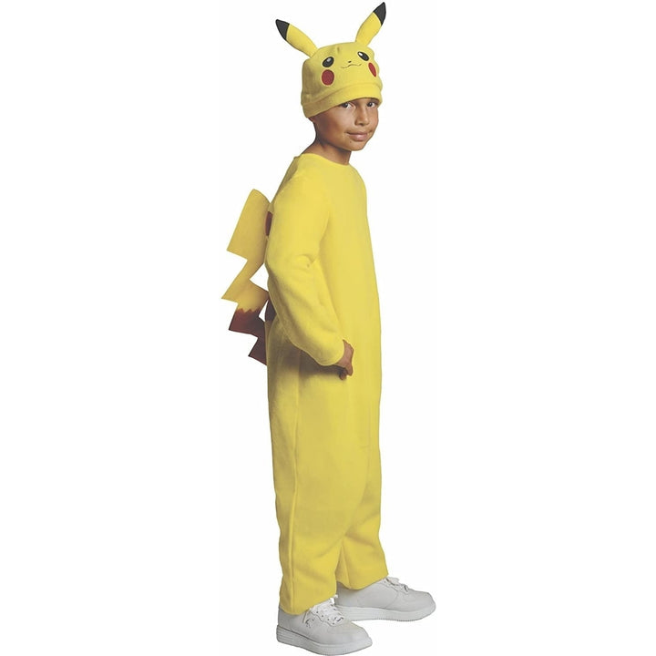 Pokemon Pikachu Deluxe size L 10 12 Childs Costume Licensed Rubies Image 1