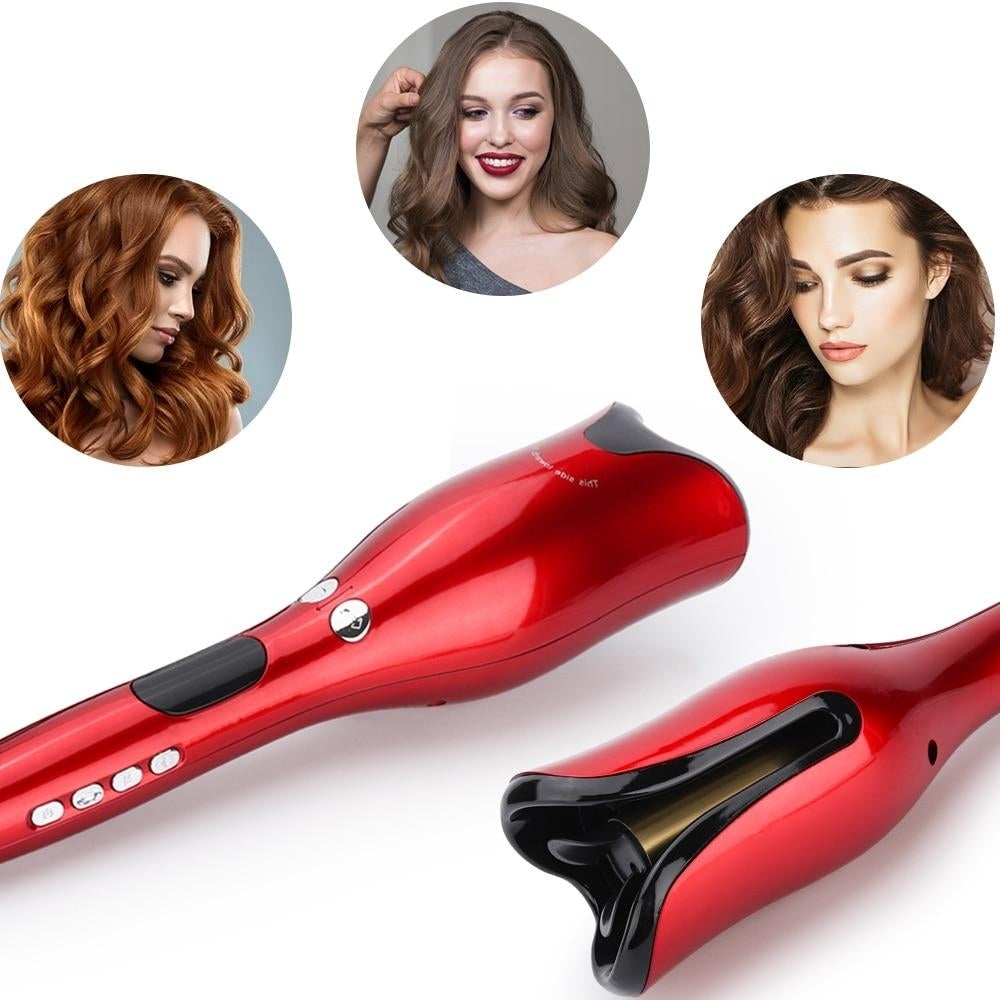 Automatic Iron Wand Waver Rotating Electric Hair Air Spin Curler Styling Tool Image 1