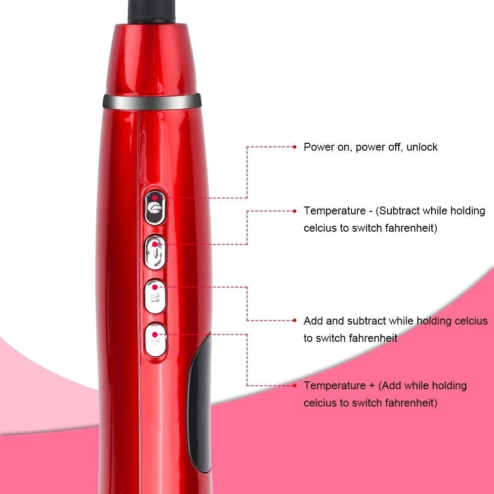 Automatic Iron Wand Waver Rotating Electric Hair Air Spin Curler Styling Tool Image 2