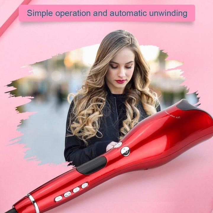 Automatic Iron Wand Waver Rotating Electric Hair Air Spin Curler Styling Tool Image 6