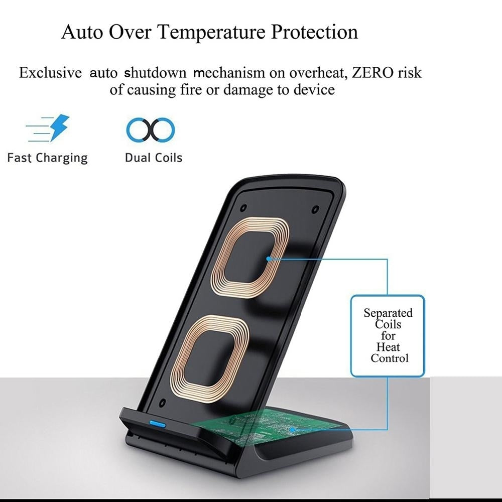 QI Wireless Charger Quick Charge Fast Charging for iPhone 8 iPhone X Image 8