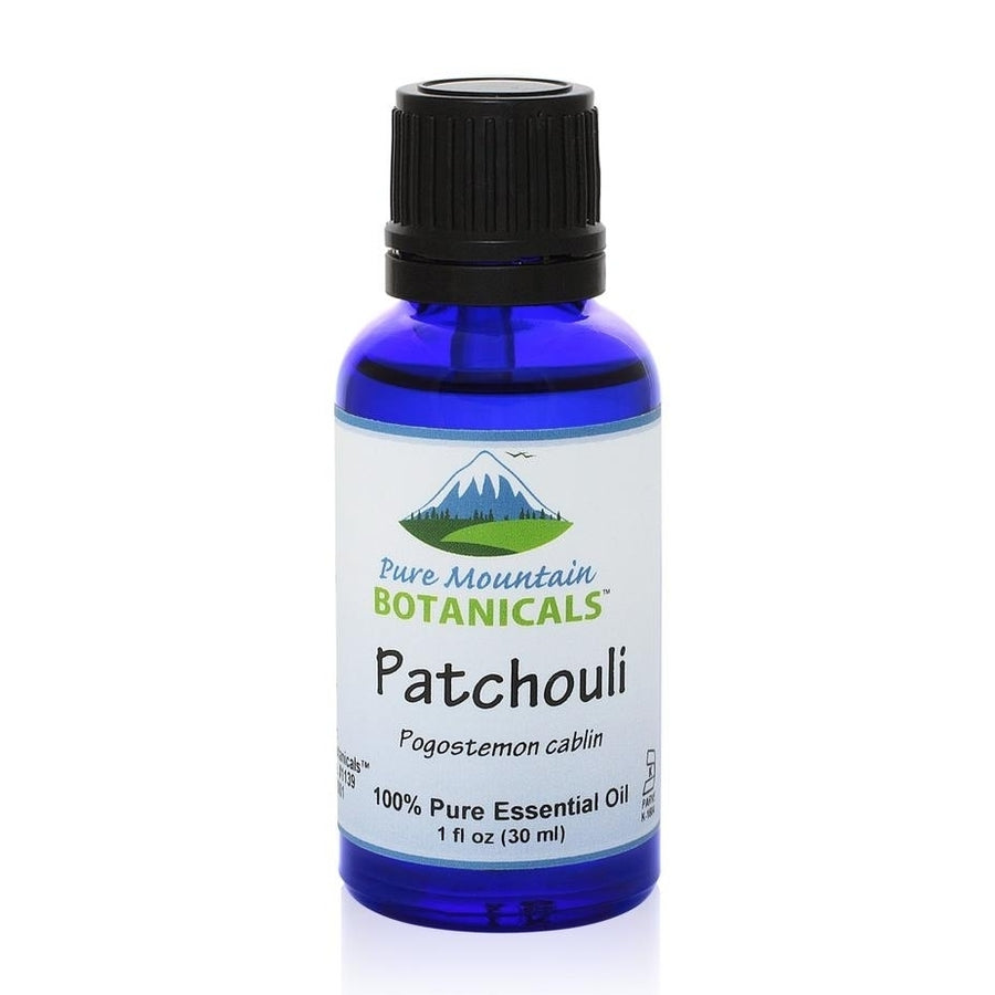 Patchouli Essential Oil - Full 1 oz (30 ml) Bottle - Pure Natural and Kosher Certified Pogostemon Cablin Image 1