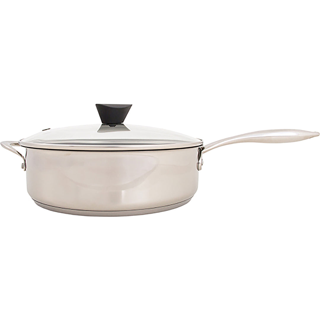 The Stainless Steel All-In-One Sauce Pan by Ozeri, with a 100% PFOA and APEO-Free Non-Stick Coating developed in the USA Image 3