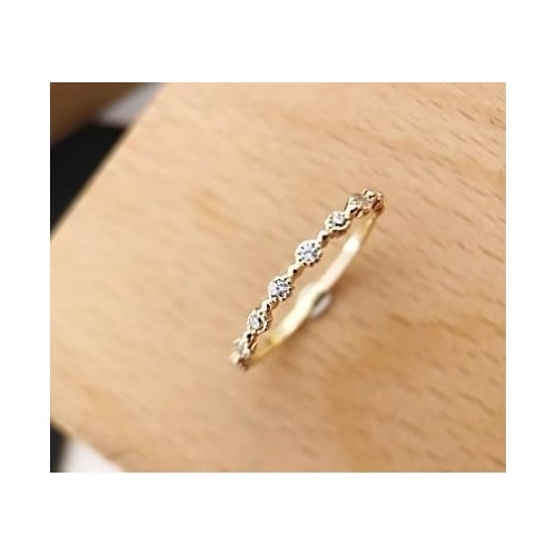 Ring retro Korean style ins net red ring Popular style ring with Popular style and Artificial zircon Image 1