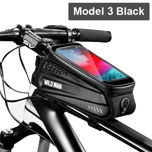 Rainproof Frame Front Top Tube Cycling Phone Case Bag up to 6.5inch TouchScreen Image 6