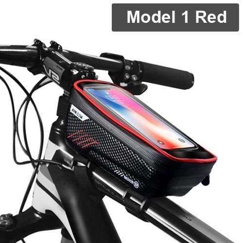 Rainproof Frame Front Top Tube Cycling Phone Case Bag up to 6.5inch TouchScreen Image 3