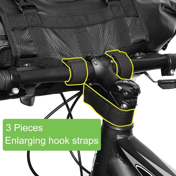 Waterproof Bicycle Handlebar Basket Pack Front Tube Bag Cycling Frame Pannier Accessories DTTT Image 10