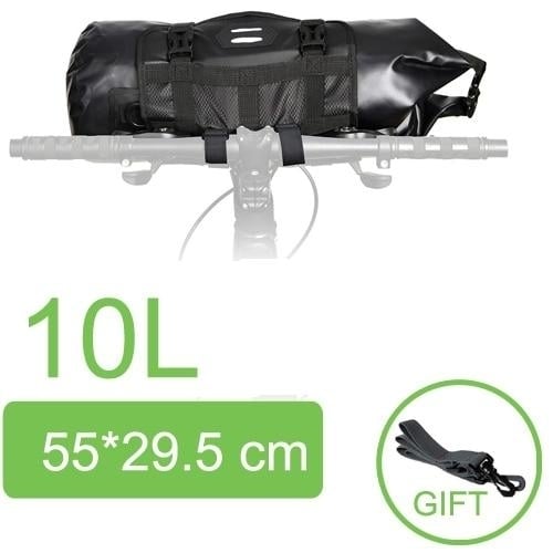 Waterproof Bicycle Handlebar Basket Pack Front Tube Bag Cycling Frame Pannier Accessories DTTT Image 2