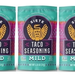 Siete Mild Taco Seasoning 3 Packet Pack Image 1