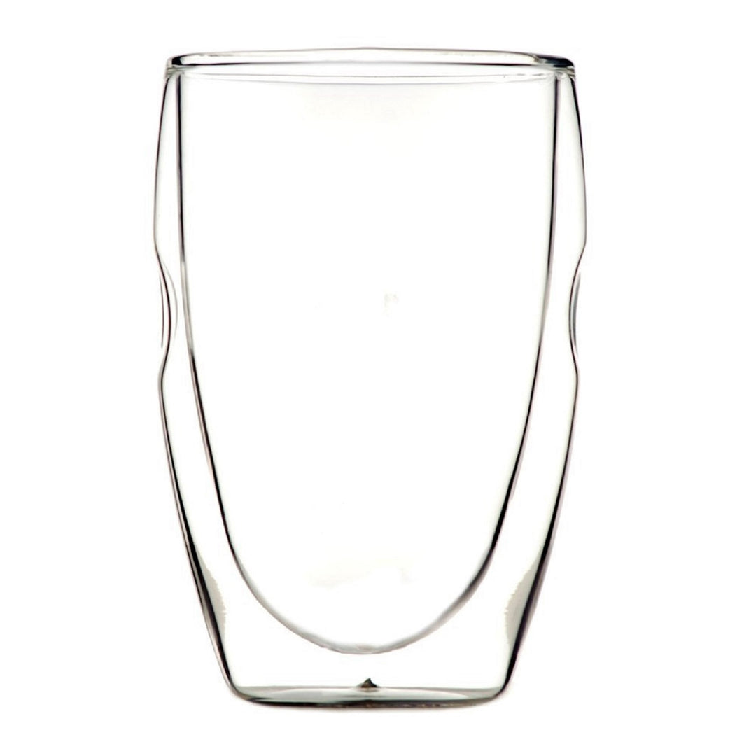 Moderna Artisan Series Double Wall 12 oz Beverage Glasses - Set of 8 Drinking Glasses Image 7