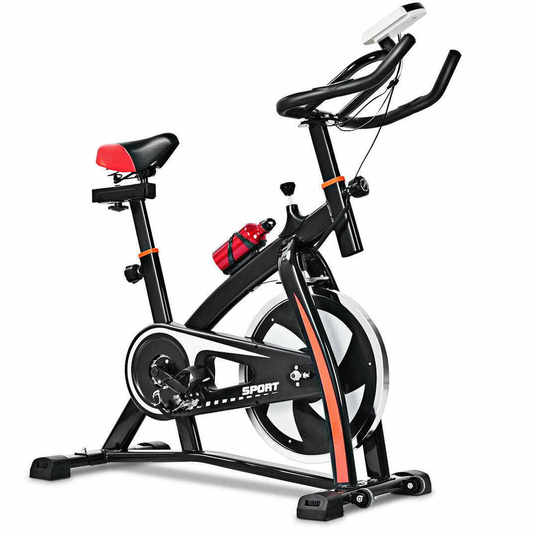 Exercise Bicycle Indoor Bike Cycling Cardio Adjustable Gym Workout Fitness Home Image 1