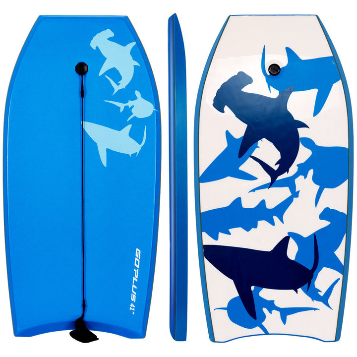 42 Lightweight Super Bodyboard Surfing w/Leash IXPE Deck EPS Core Boarding Image 1