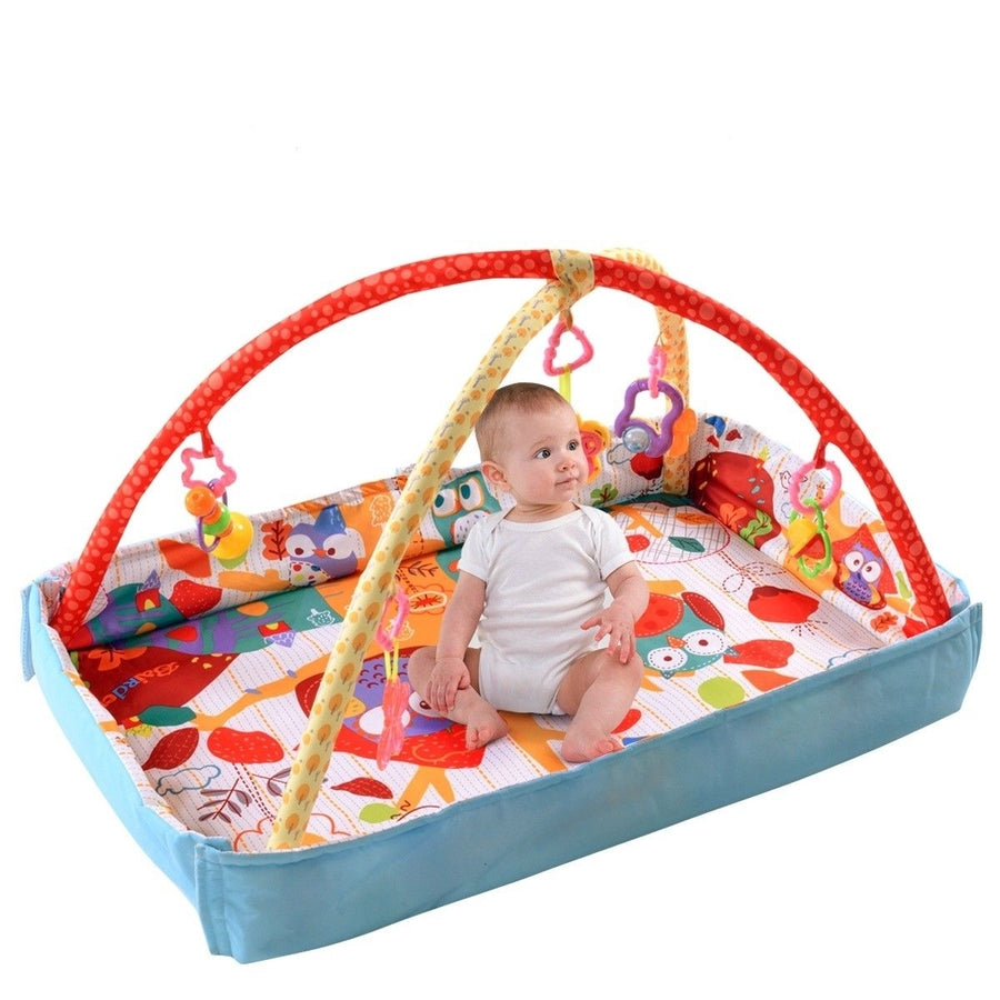 3 In 1 Multifunctional Baby Infant Activity Gym Play Mat Musical W/Hanging Toys Image 1