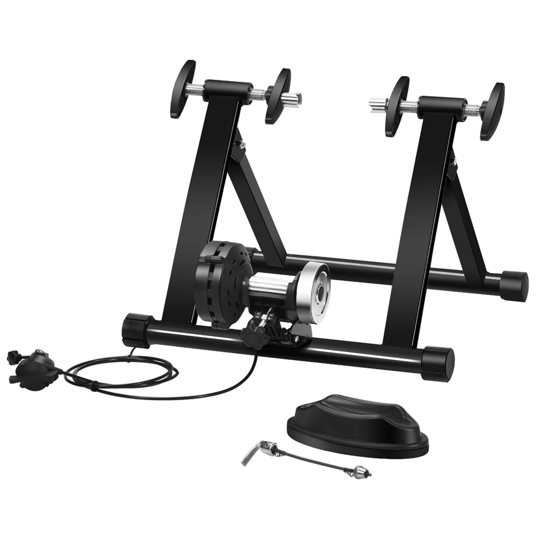 Bike Trainer Bicycle Exercise Stand w/ 8 Levels Resistance Image 1