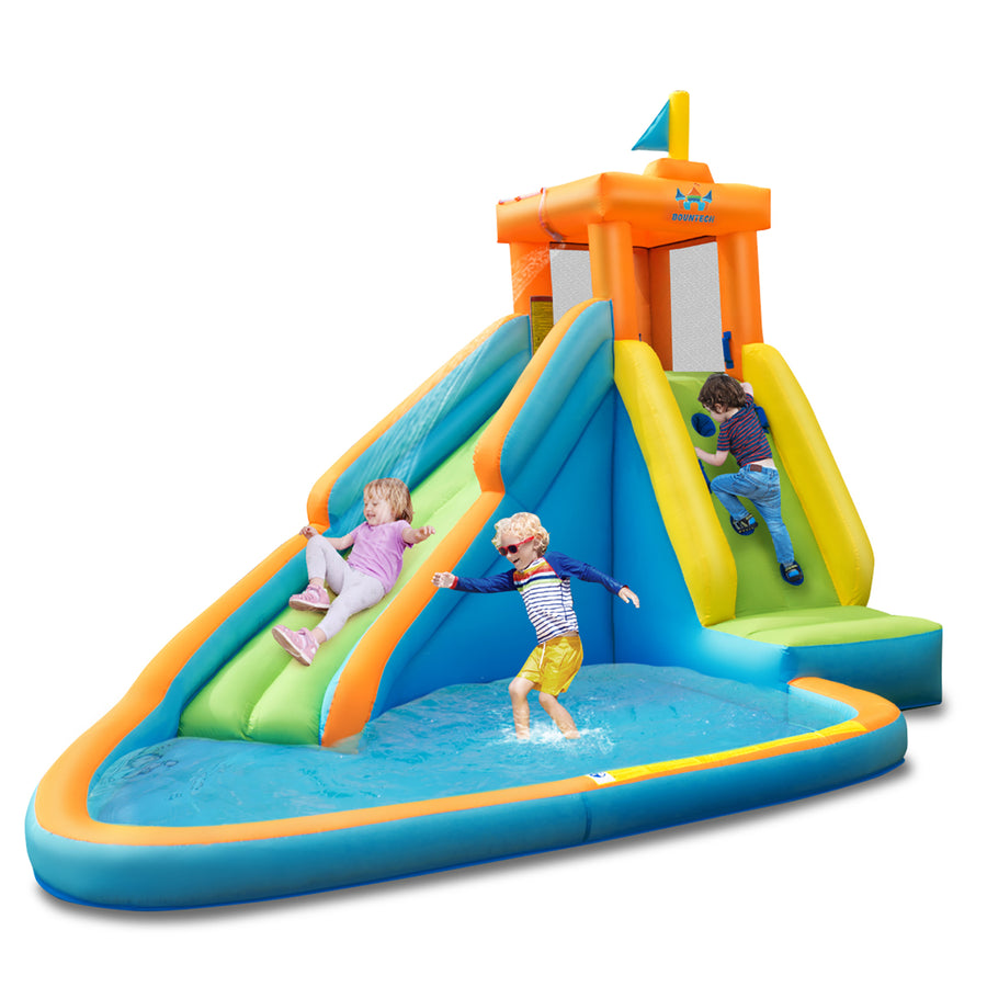 Kids Bounce House Castle Splash Water Pool Without Blower Image 1