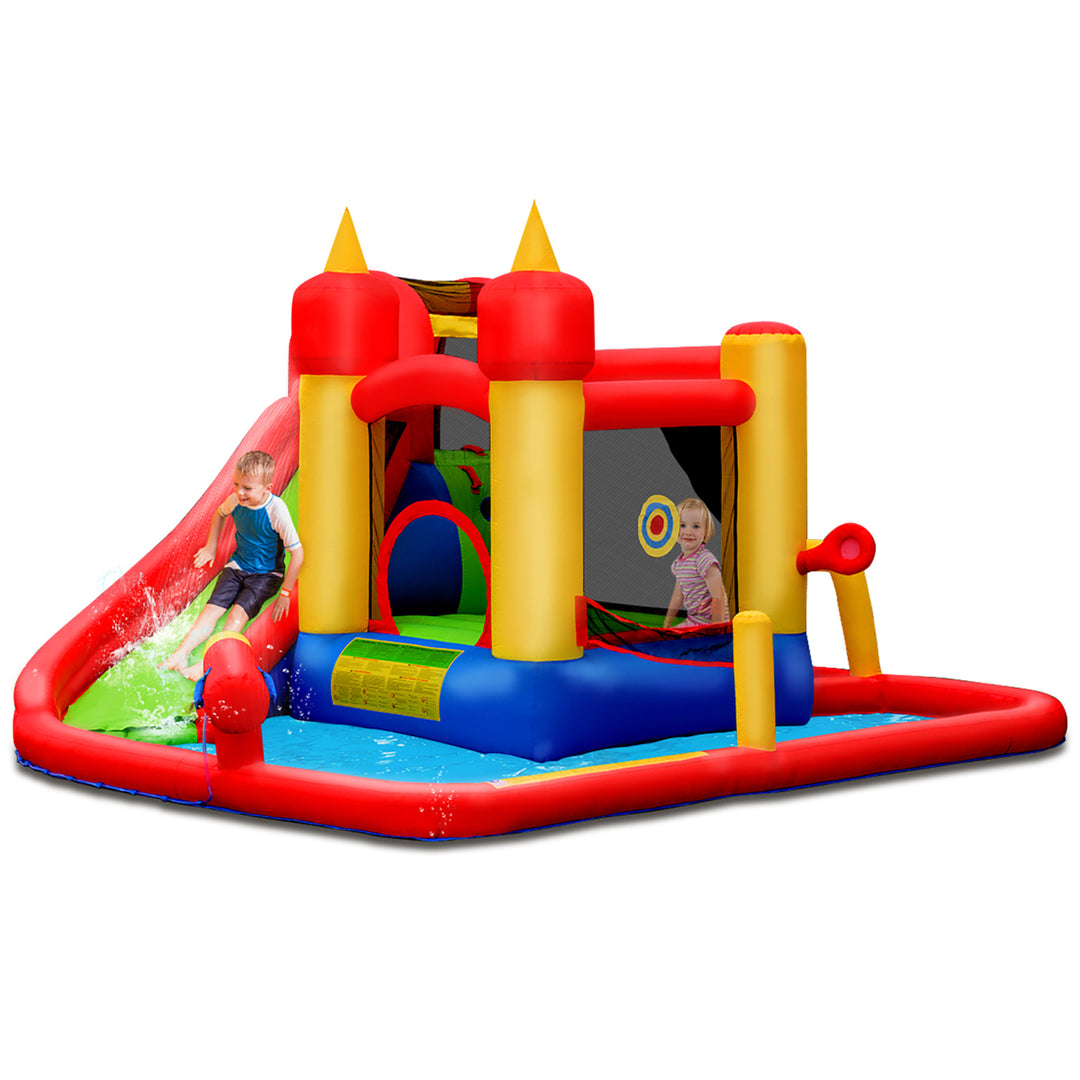 Inflatable Water Slide Jumping Bounce House Bouncy Splash Park Image 1