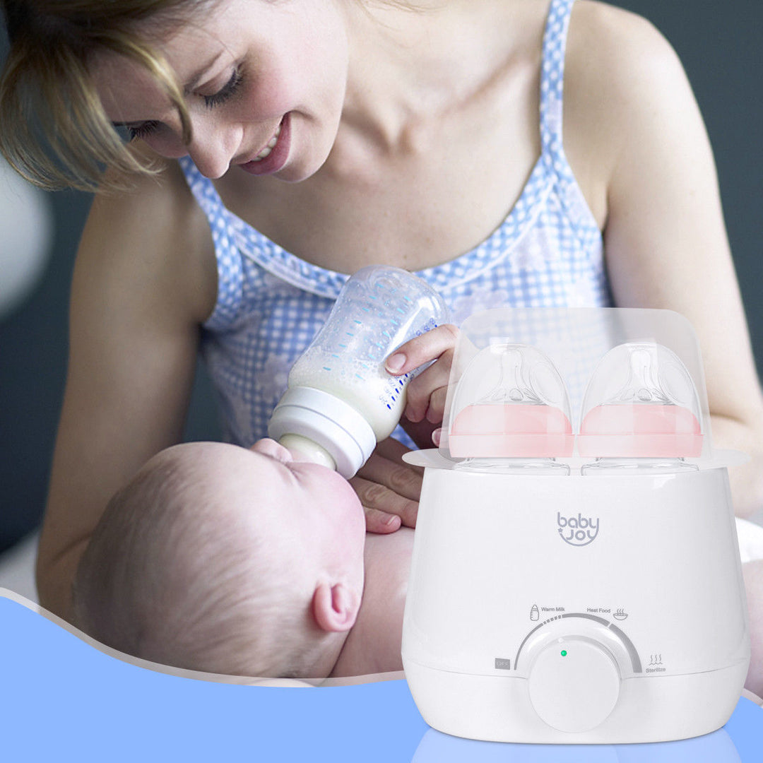 Baby-Joy Portable 3-IN-1 Baby Bottle Warmer Steam Sterilizer Food Breastmilk Heater Image 1