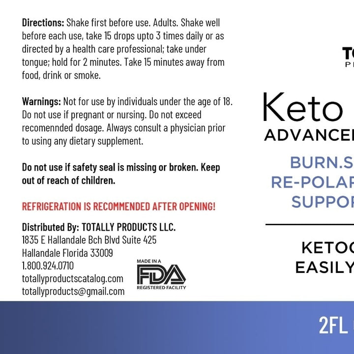 Totally Products Keto Weight Loss Drops Natural Support for Ketogenic Diet Image 3