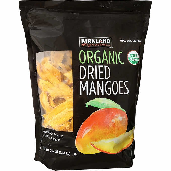 Kirkland Signature Organic Dried Mangoes 2.5 Pounds Image 1