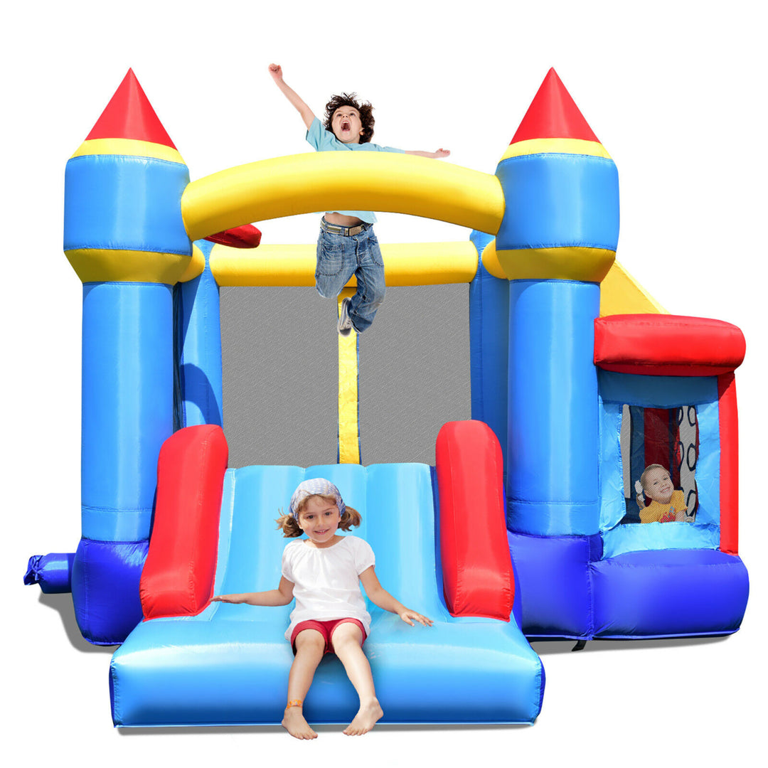 Inflatable Bounce House Castle Slide Bouncer Shooting Net Image 10